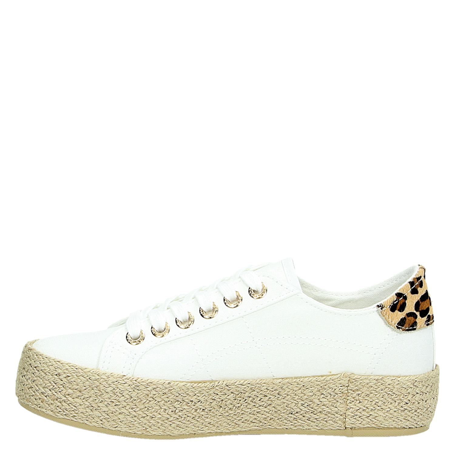 Mexx Chevelijn - Lage sneakers voor dames - Wit - Nelson.nl