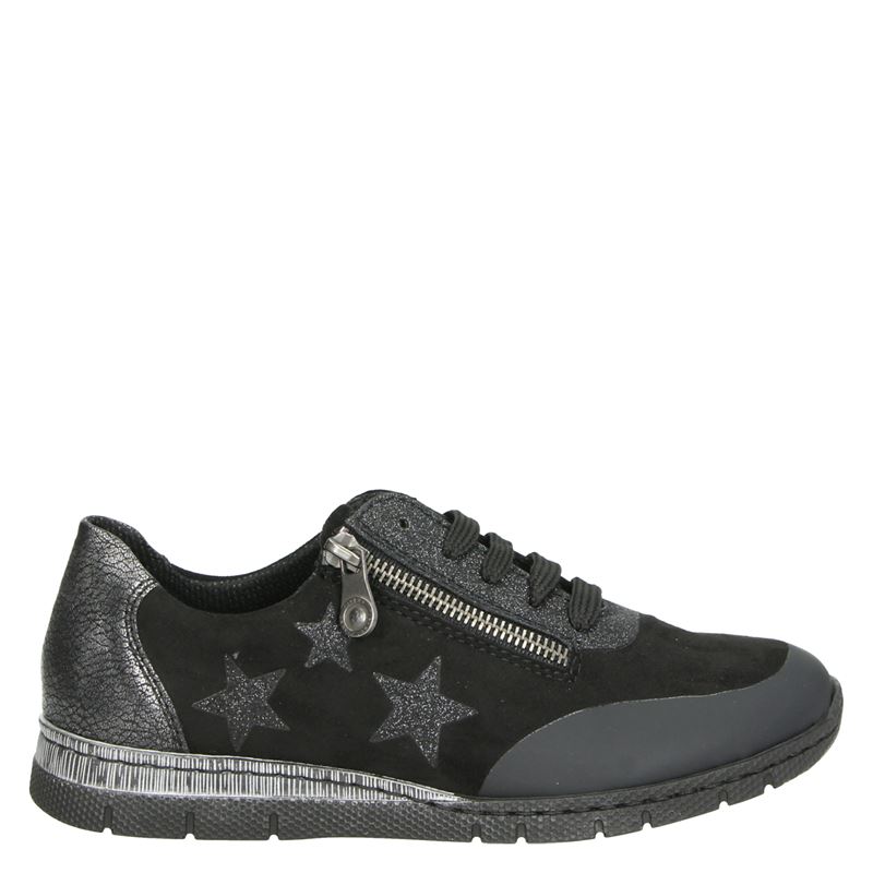 Rieker - Lage sneakers - Zwart