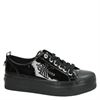 Calvin Klein Zolah Patent - Platform sneakers - Zwart