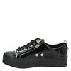 Calvin Klein Zolah Patent - Platform sneakers - Zwart