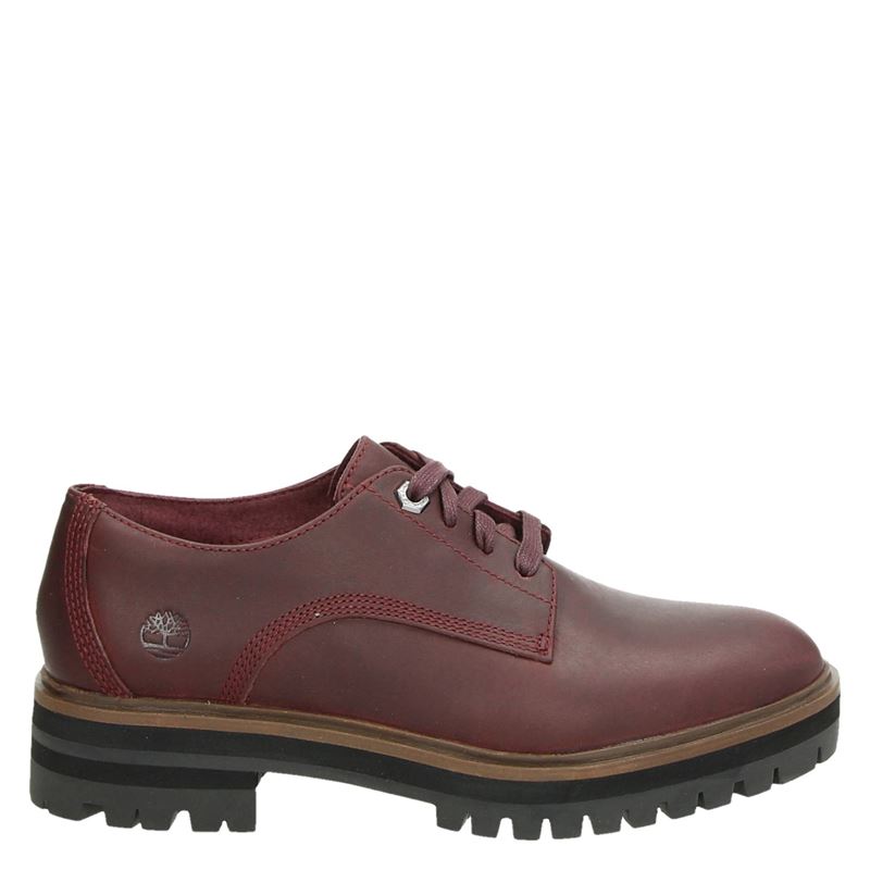 Timberland London Square O Veterschoenen Rood timberland kopen in de aanbieding