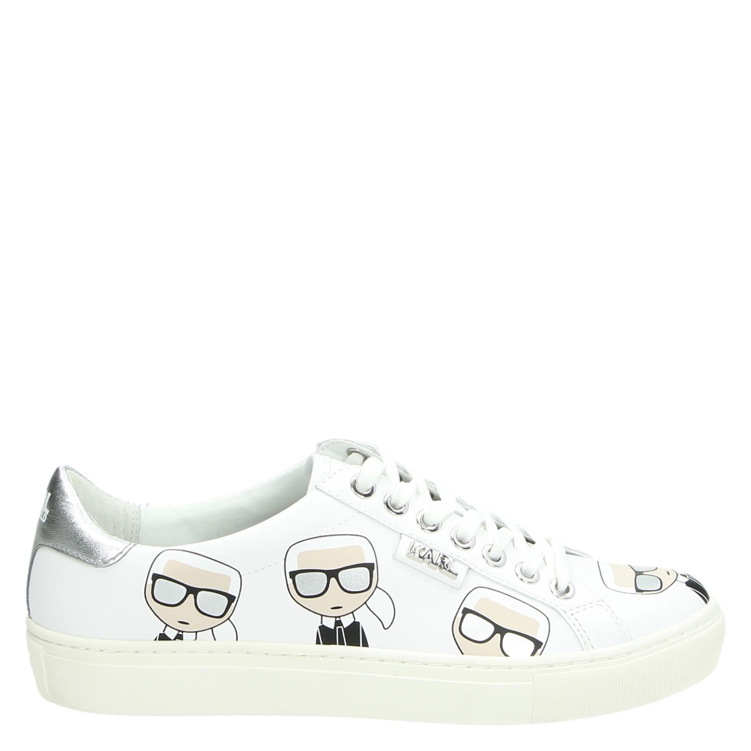 Karl Lagerfeld Multi - Lage sneakers voor dames - Wit - Shoemixx.nl