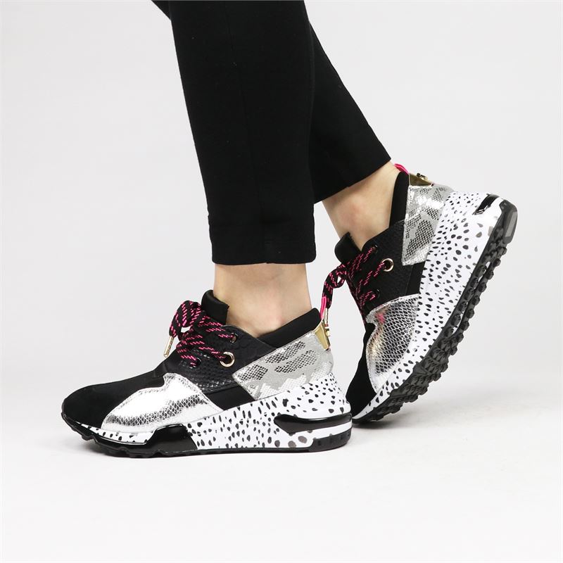 Steve Madden Cliff - Dad Sneakers - Zwart