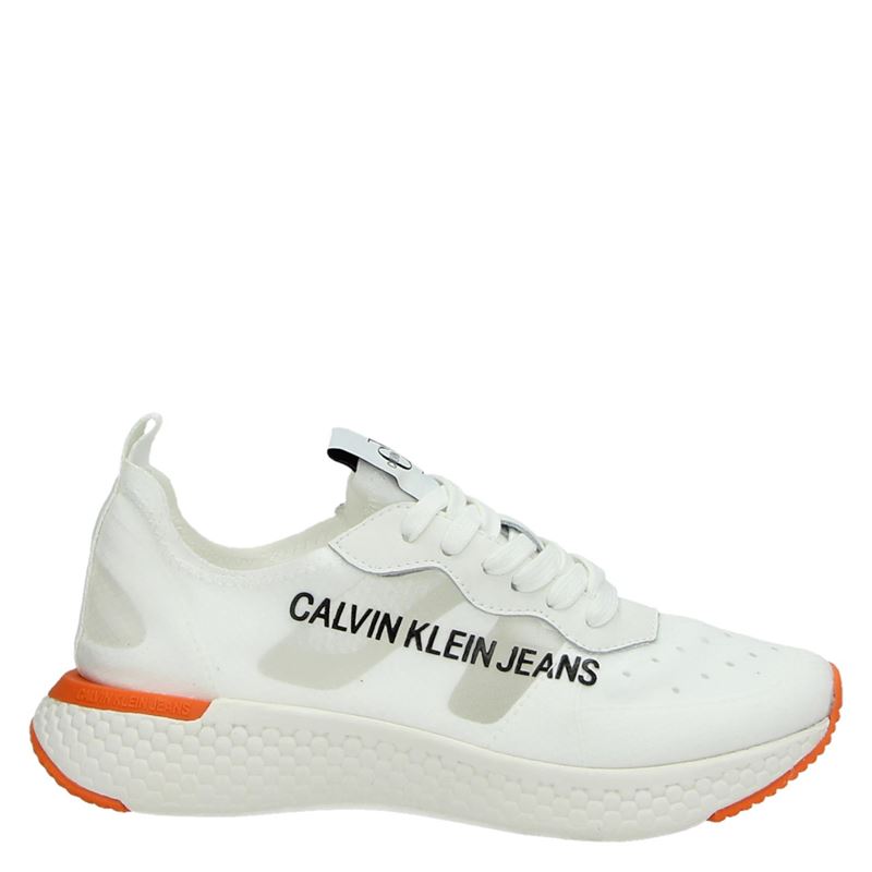 Calvin Klein Alexia Lage Sneakers Wit calvin klein kopen in de aanbieding