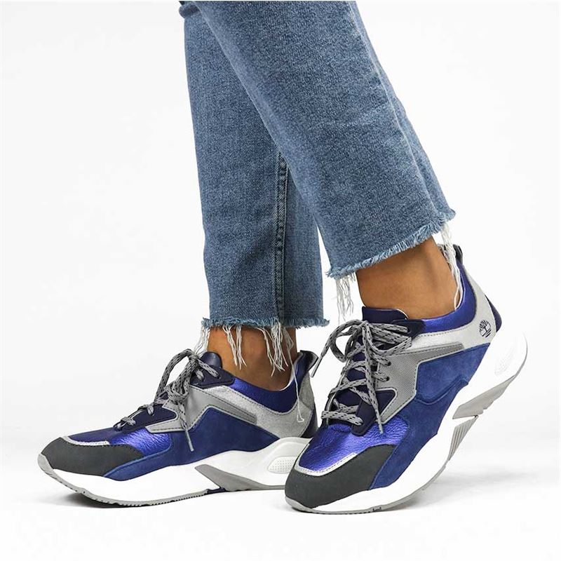 Timberland Delphiville - Dad Sneakers voor dames - Blauw - Shoemixx.nl