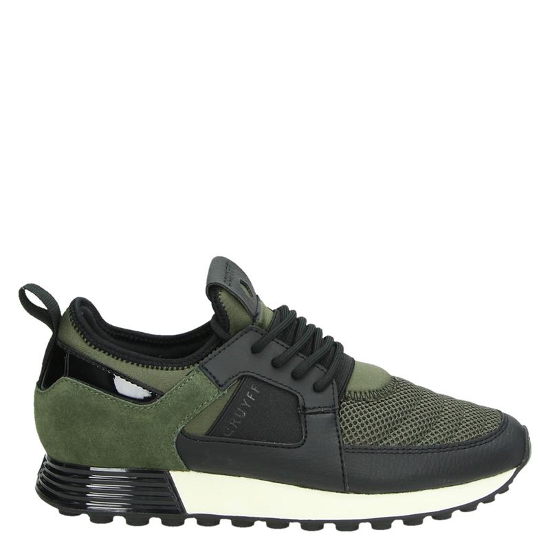 Cruyff Traxx Lady Lage Sneakers Groen cruyff kopen in de aanbieding