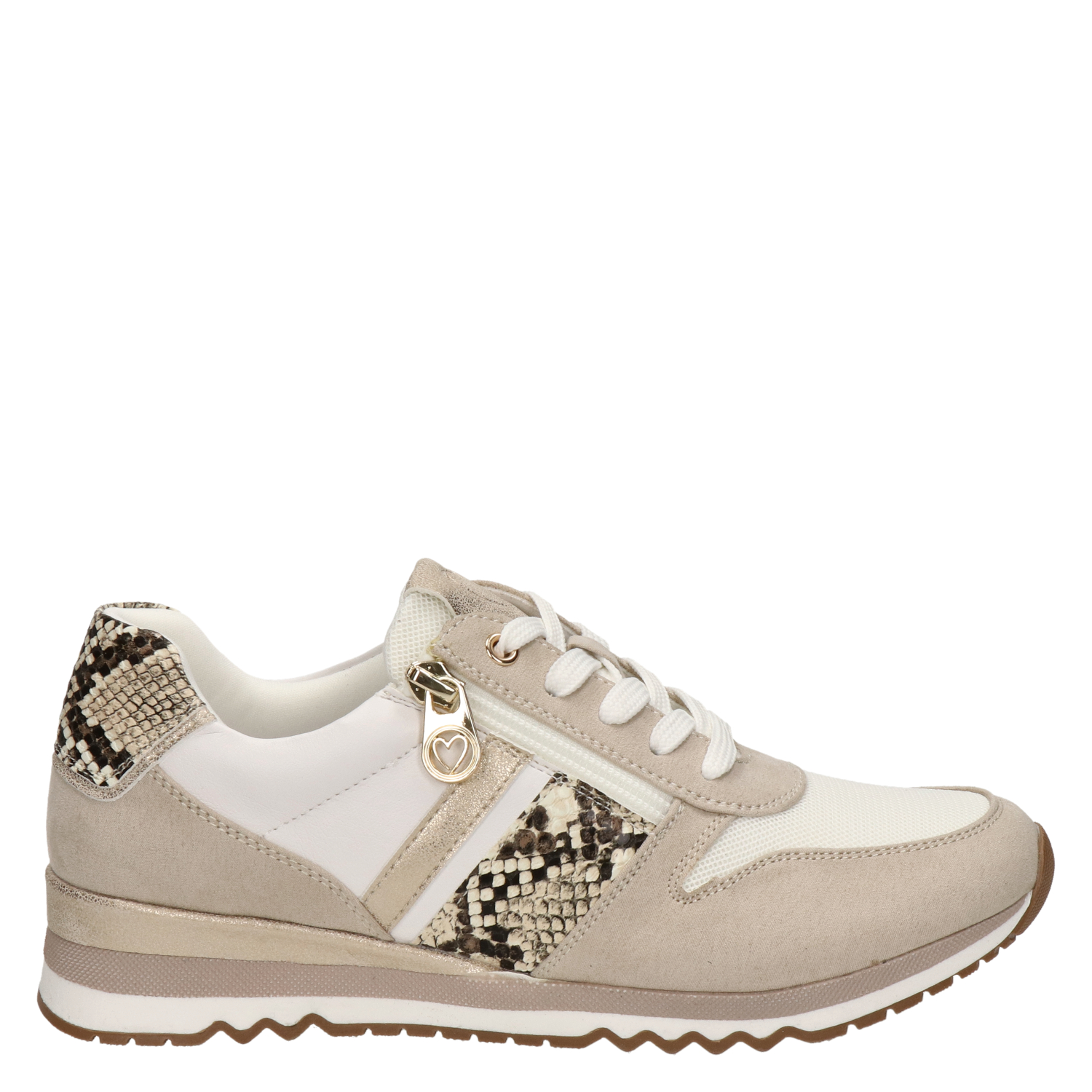 Marco Tozzi - Lage sneakers voor dames - Multi - Nelson.nl