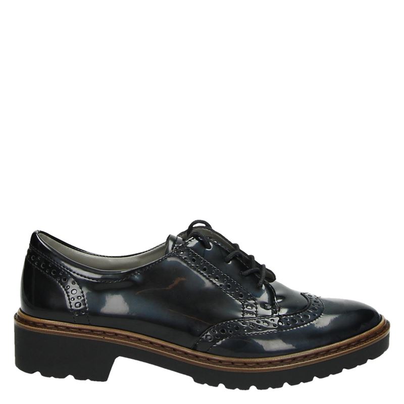Jenny veterschoenen zwart - Damesschoenen.nl