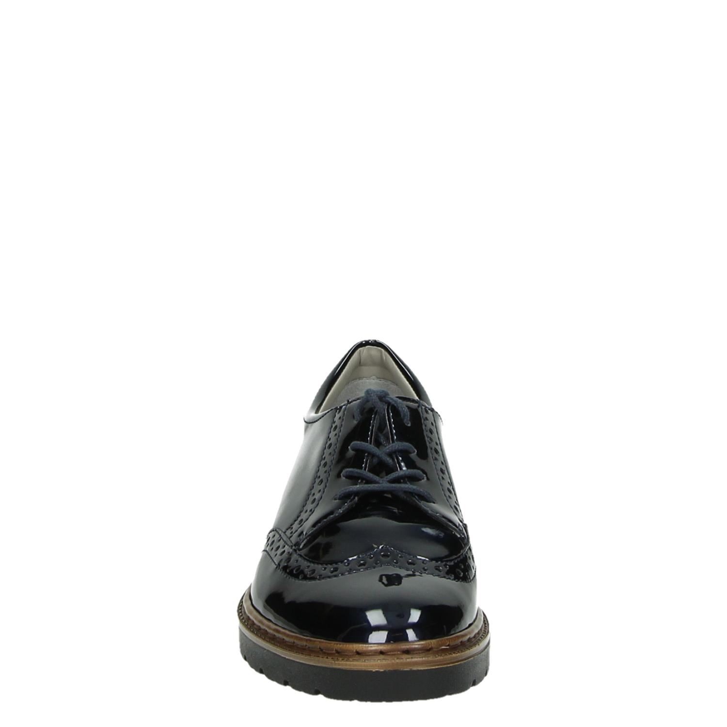 Jenny - Veterschoenen voor dames - Blauw - Nelson.nl