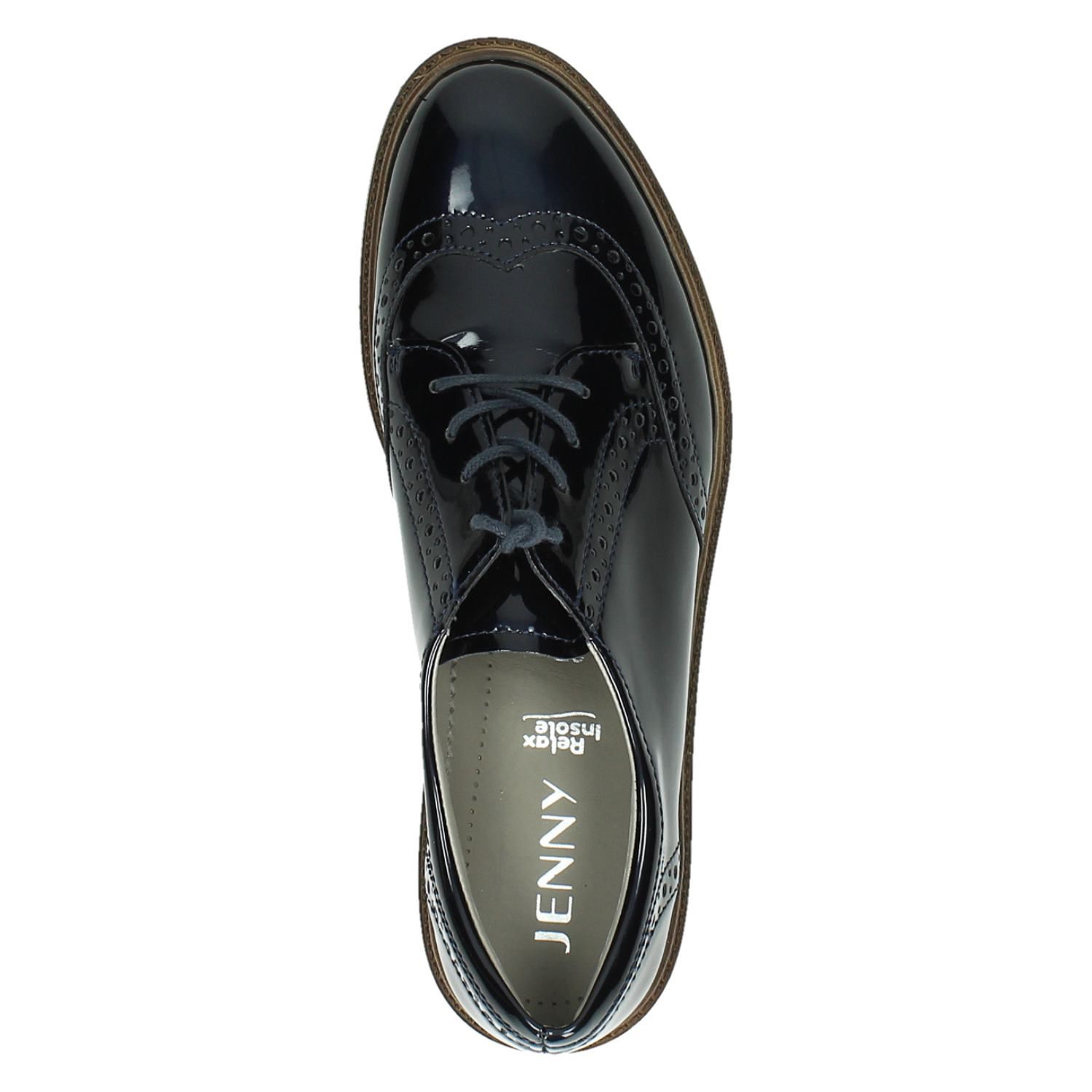 Jenny - Veterschoenen voor dames - Blauw - Nelson.nl