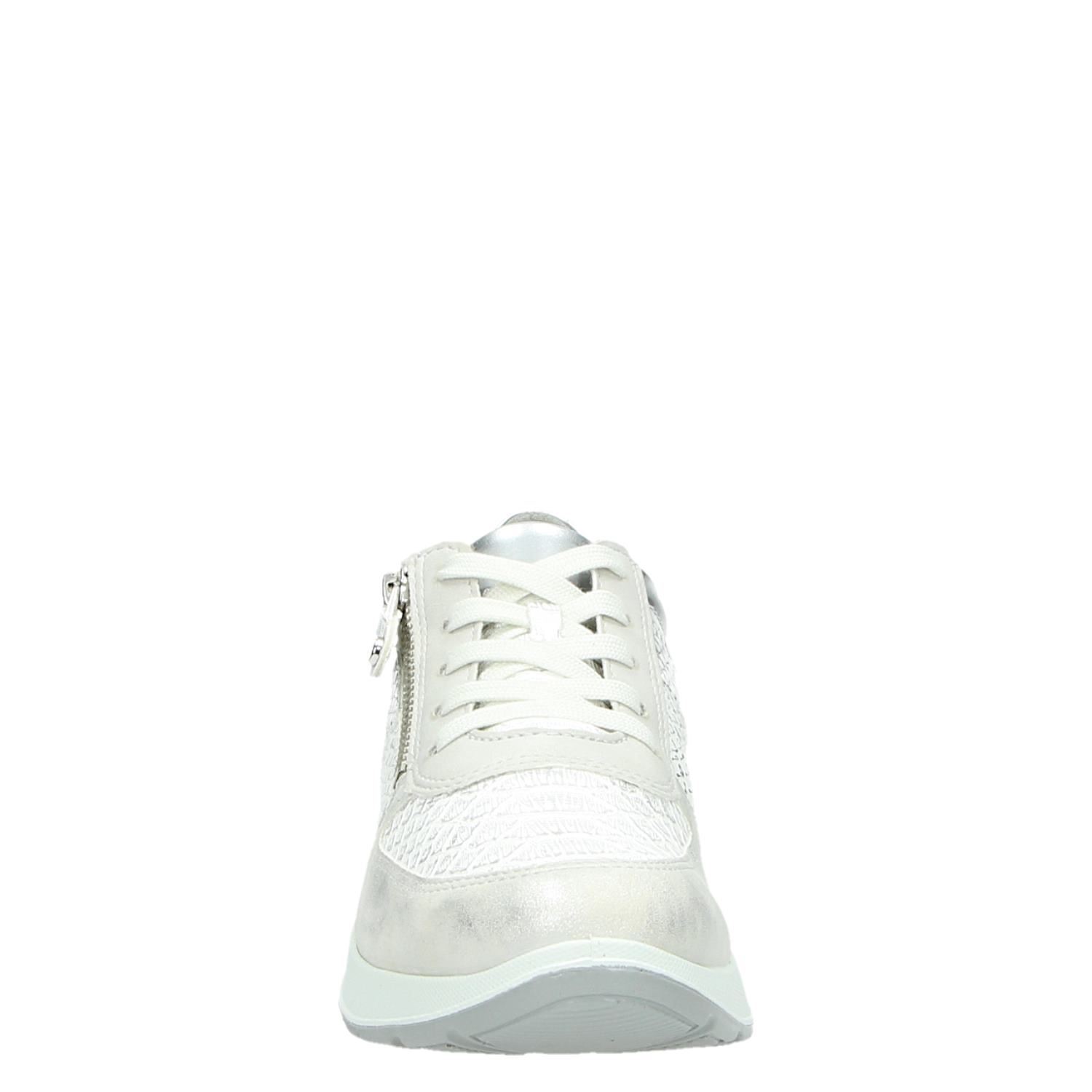 Jenny - Lage sneakers voor dames - Wit - Shoemixx.nl