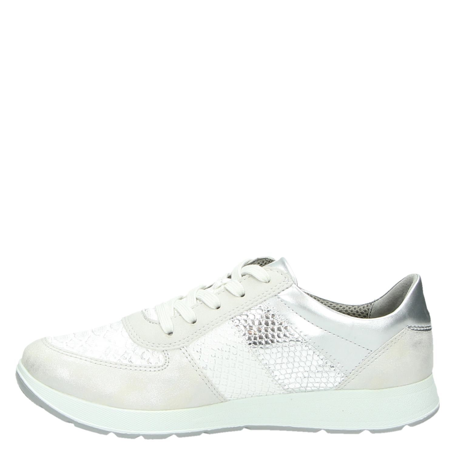 Jenny - Lage sneakers voor dames - Wit - Shoemixx.nl