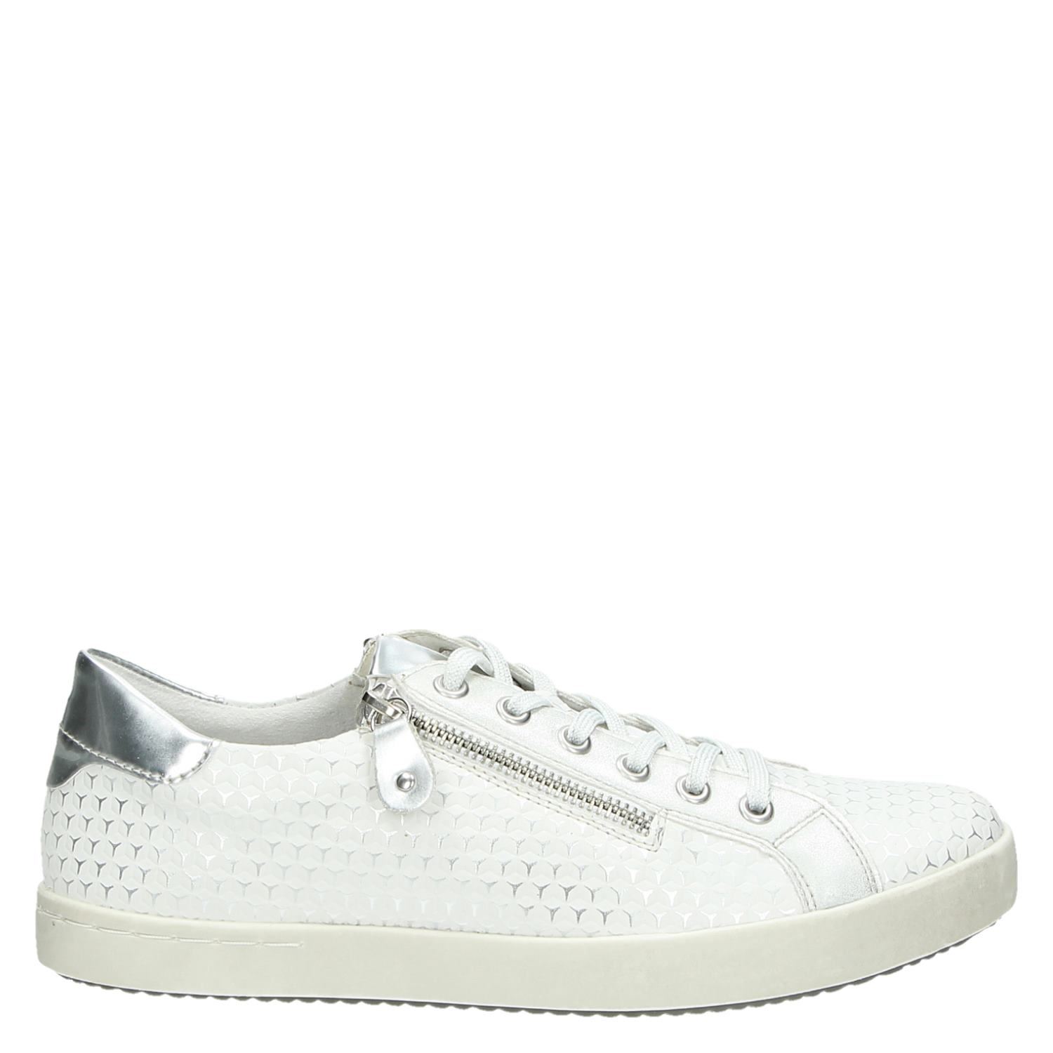Remonte - Lage sneakers voor dames - Wit - Shoemixx.nl