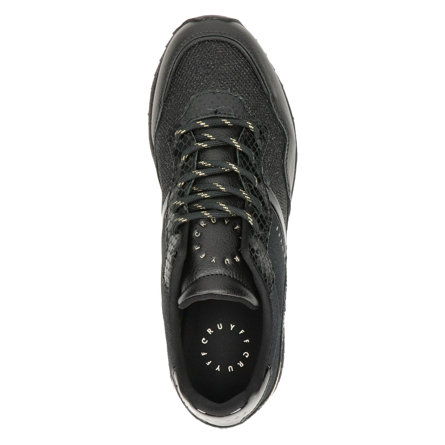 Cruyff Wave - Lage sneakers voor dames - Zwart - Nelson.nl