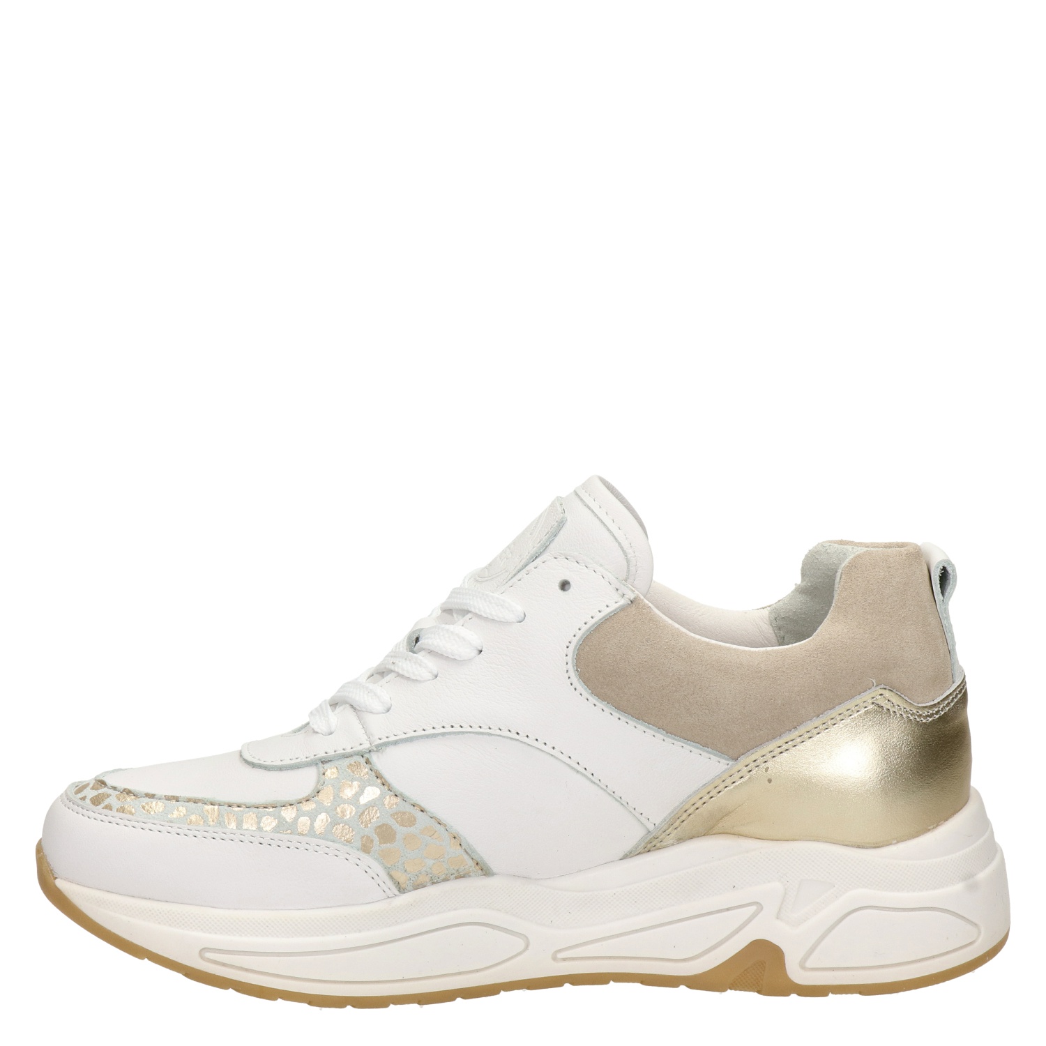 Bullboxer - Dad Sneakers voor dames - Ecru - Shoemixx.nl
