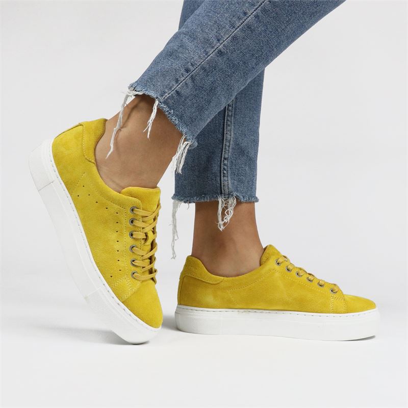 Nelson - Lage sneakers - Geel