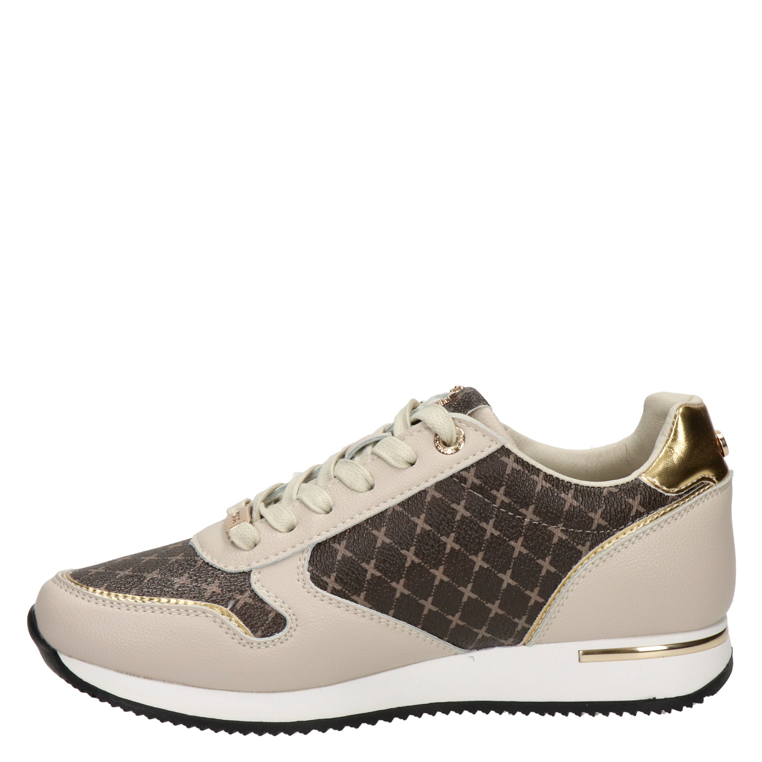 Mexx Djana - Lage sneakers voor dames - Beige - Nelson.nl