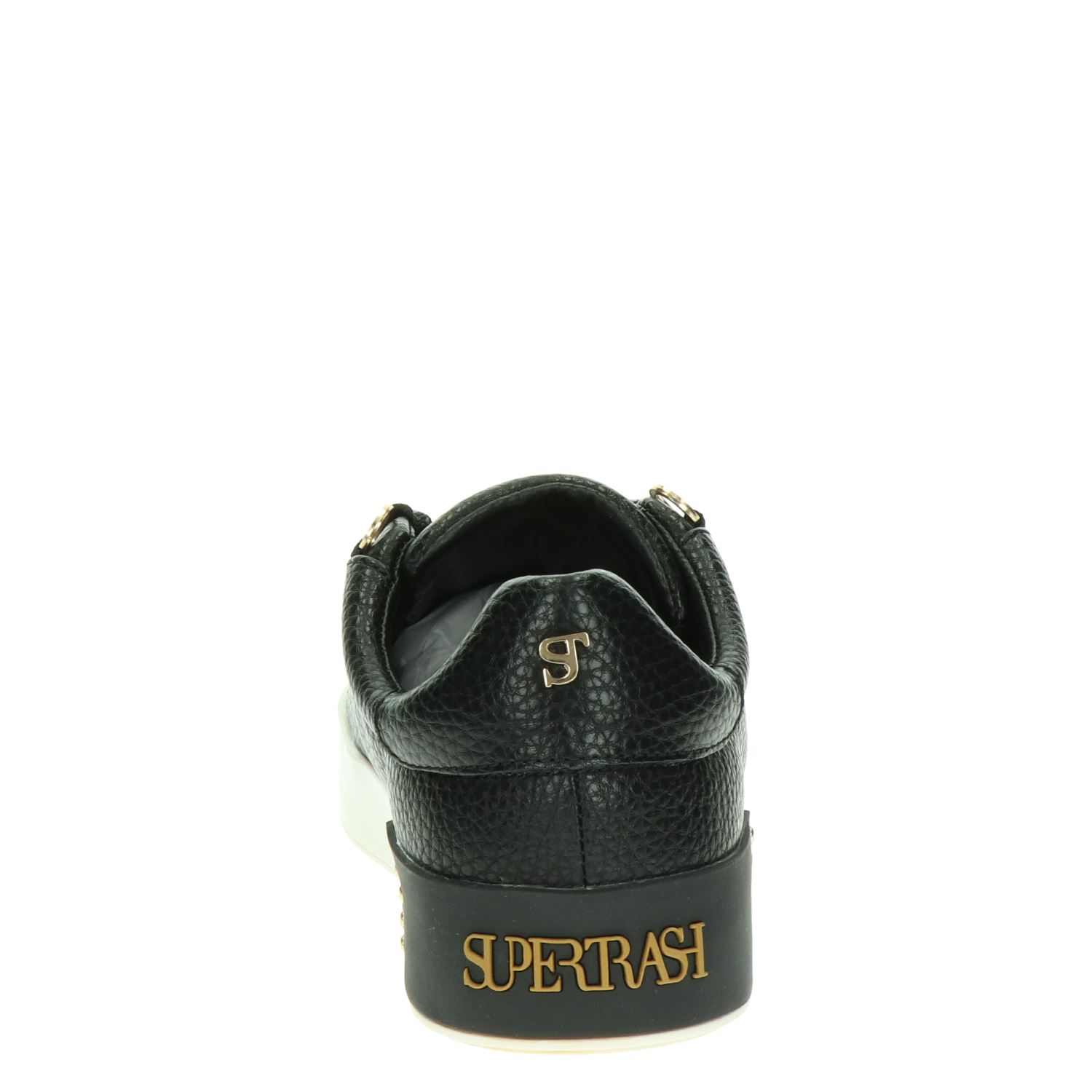Supertrash Lina Low - Lage sneakers voor dames - Zwart - Nelson.nl