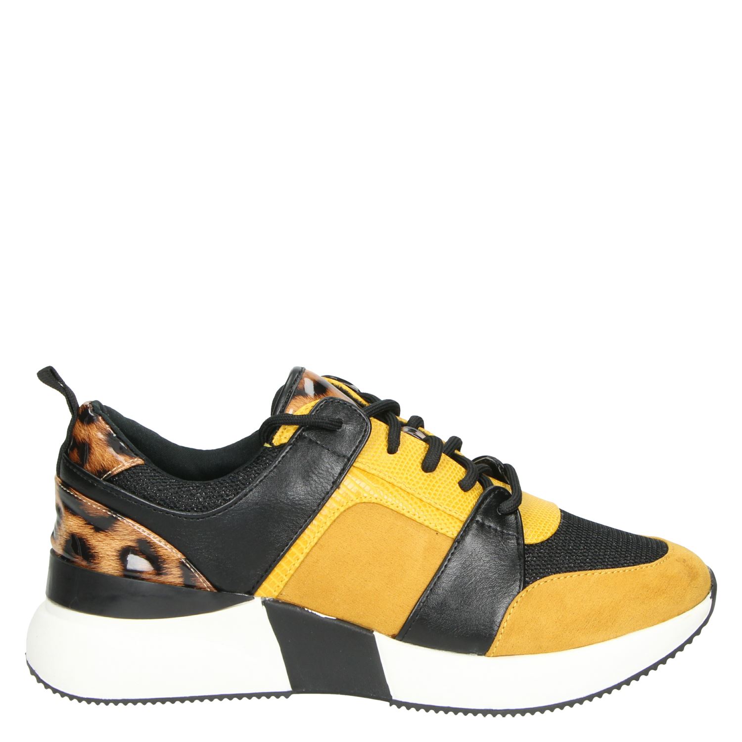 La Strada Sneakers met sleehak Fashion Sneaker met metallic-details bij de  hak 236-60-00099_38 - Vergelijk prijzen