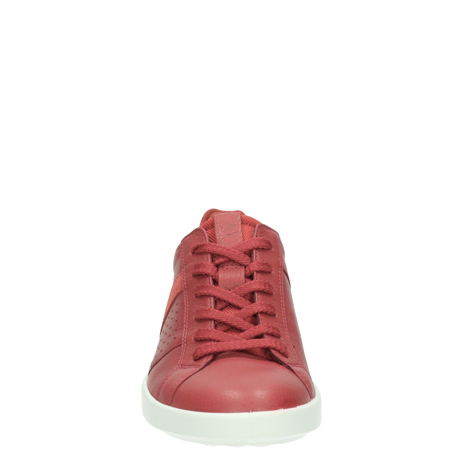 Ecco Leisure - Lage sneakers voor dames - Rood - Nelson.nl