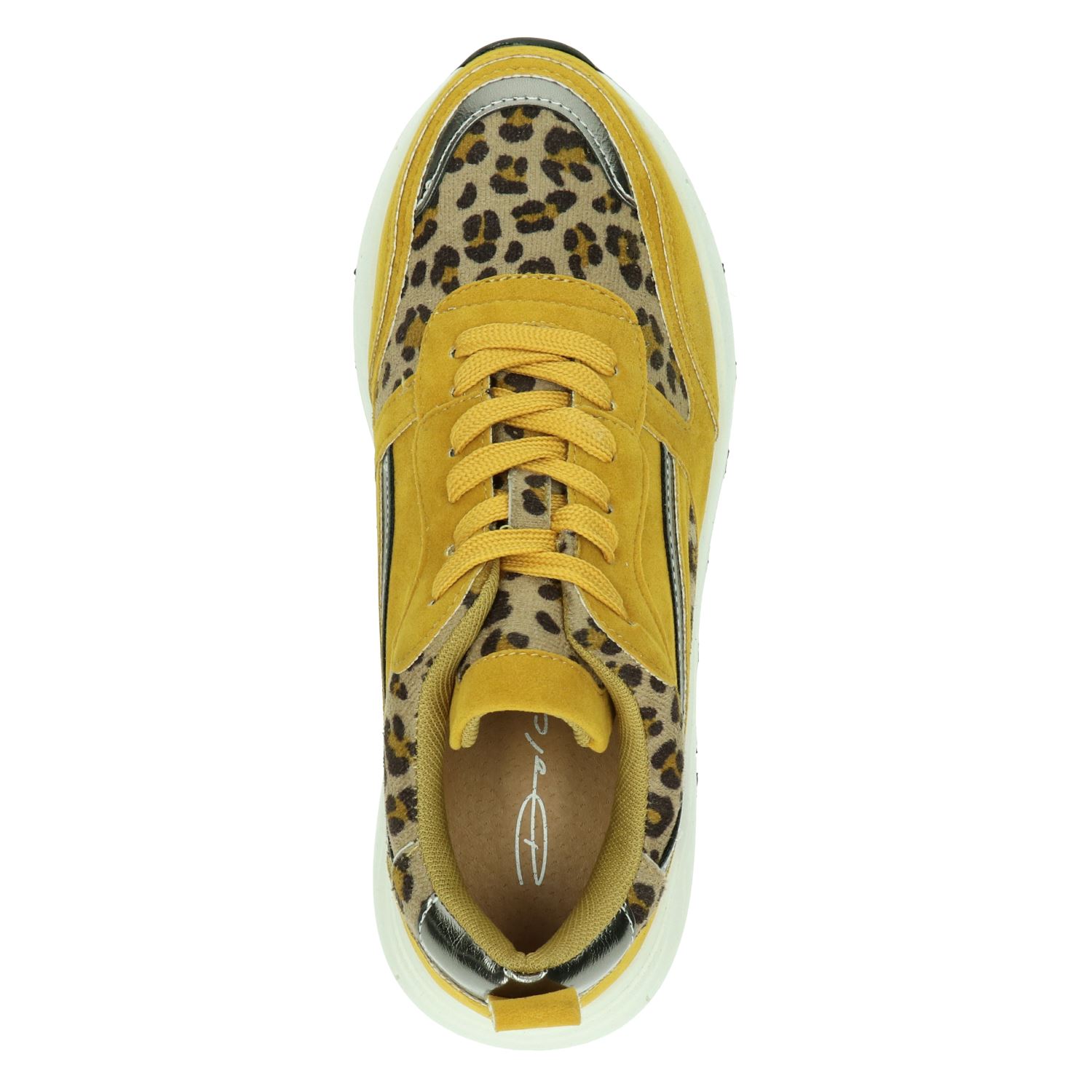 Dolcis - Dad Sneakers voor dames - Geel - Nelson.nl