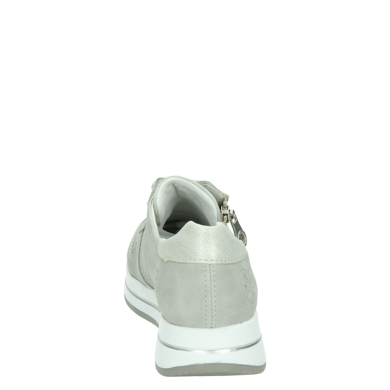 Rieker - Lage sneakers voor dames - Grijs - Nelson.nl