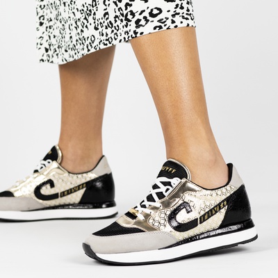 Cruyff Lage Sneakers parkrunner salmon - Schoenen.nl