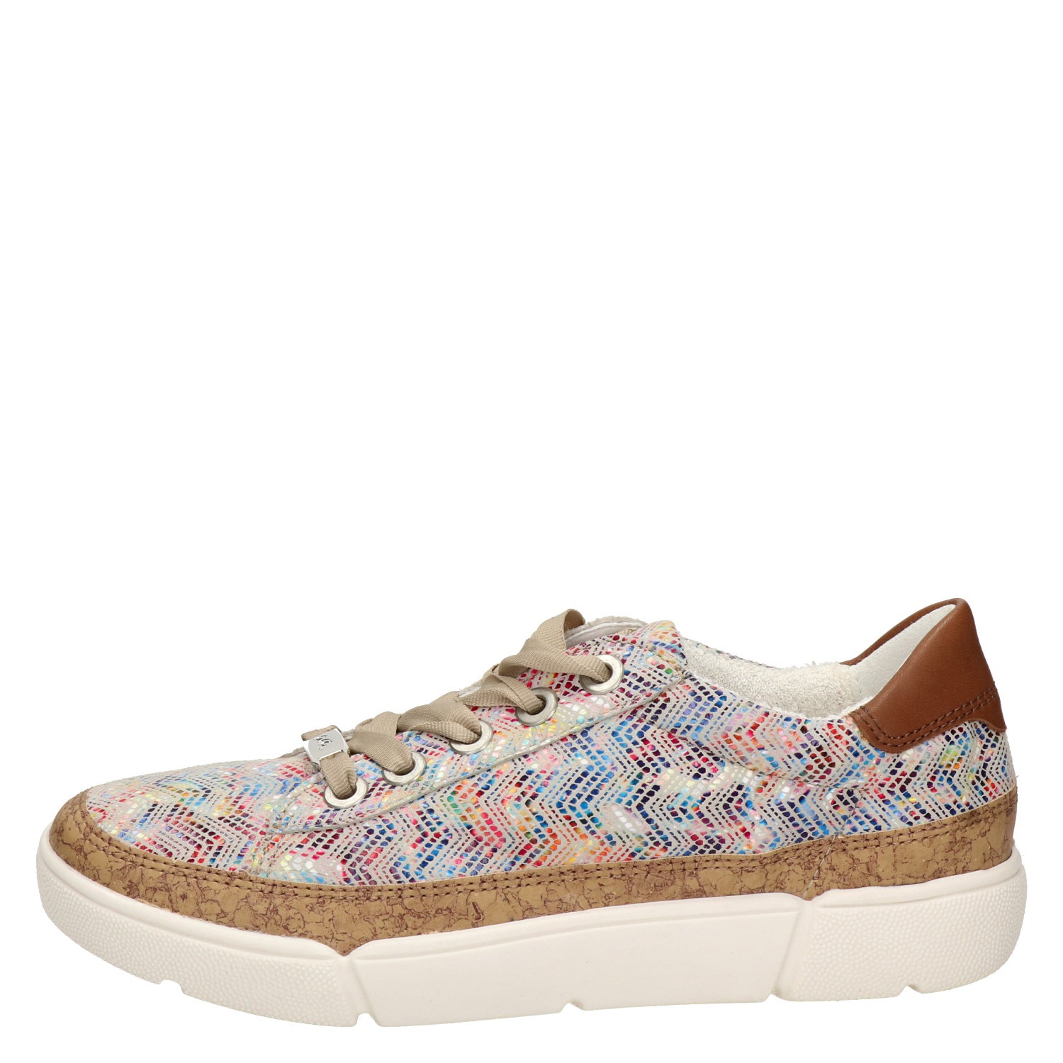 Ara - Lage sneakers voor dames - Multi - Nelson.nl
