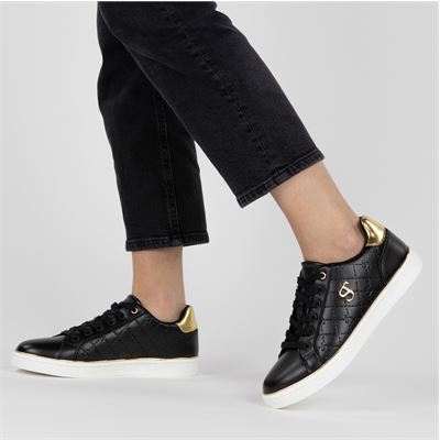 Supertrash Lela - Lage sneakers voor dames - Zwart - Nelson.nl