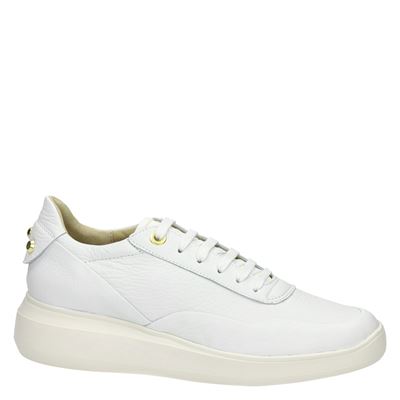 Geox - Lage sneakers voor dames - Wit - Nelson.nl