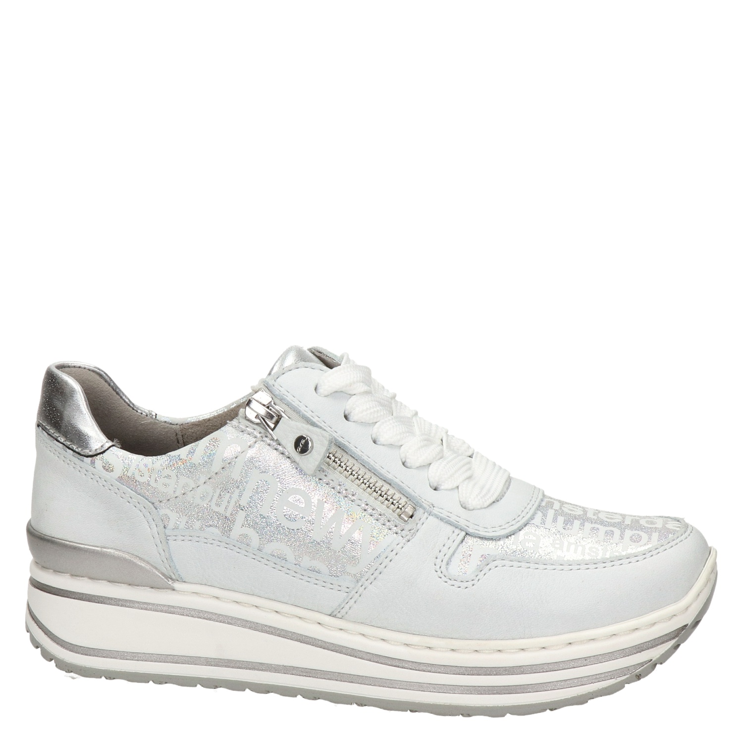 Ara Sapporo - Lage sneakers voor dames - Zilver - Nelson.nl