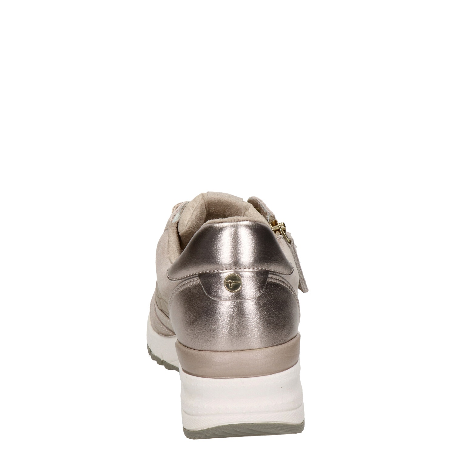 Tamaris - Lage sneakers voor dames - Taupe - Nelson.nl