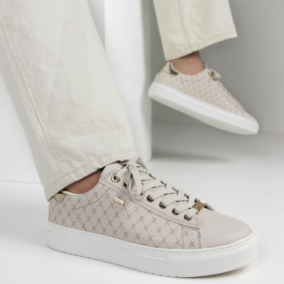 Mexx Crista - Lage sneakers voor dames - Beige - Nelson.nl
