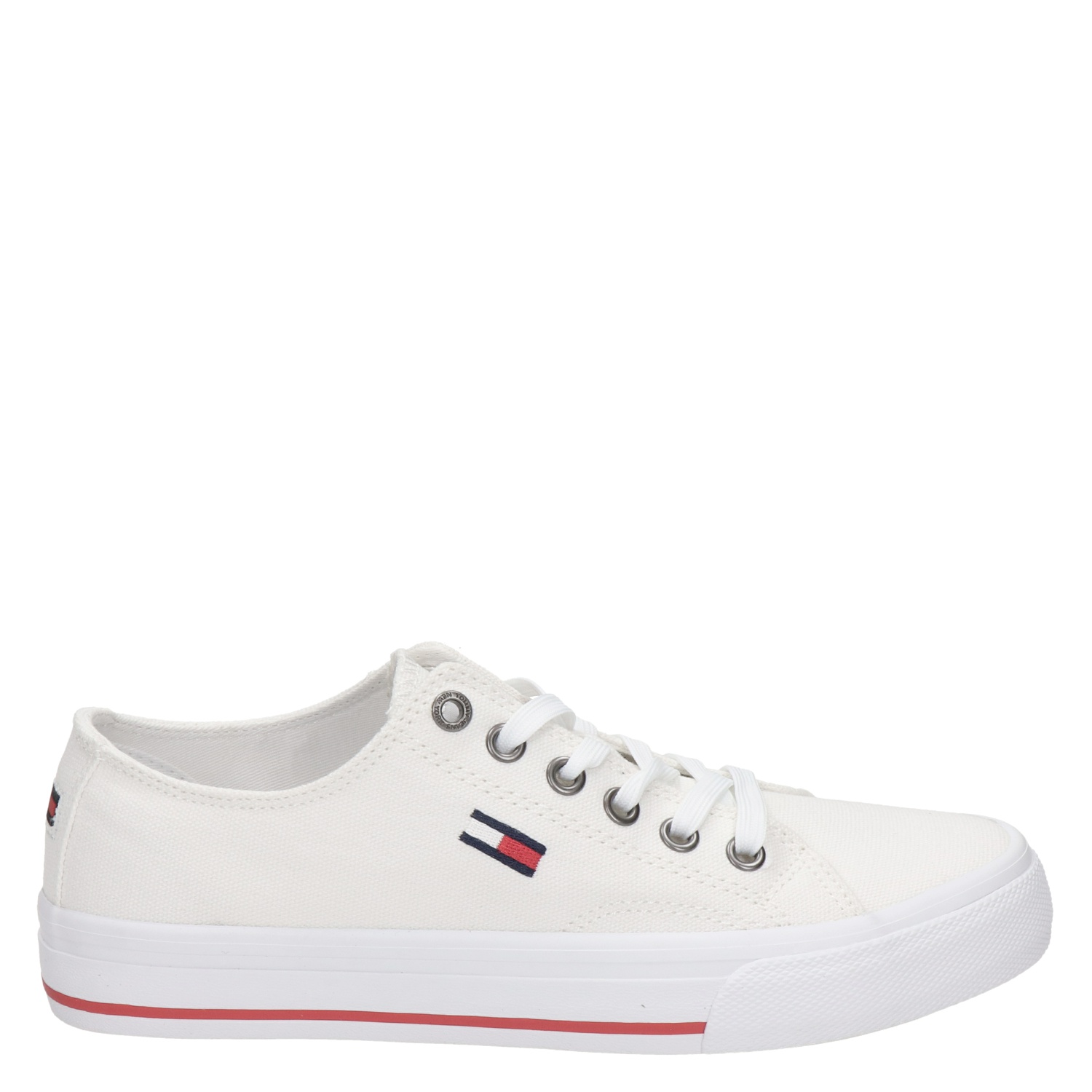 Tommy Jeans - Lage sneakers voor dames - Wit - Nelson.nl