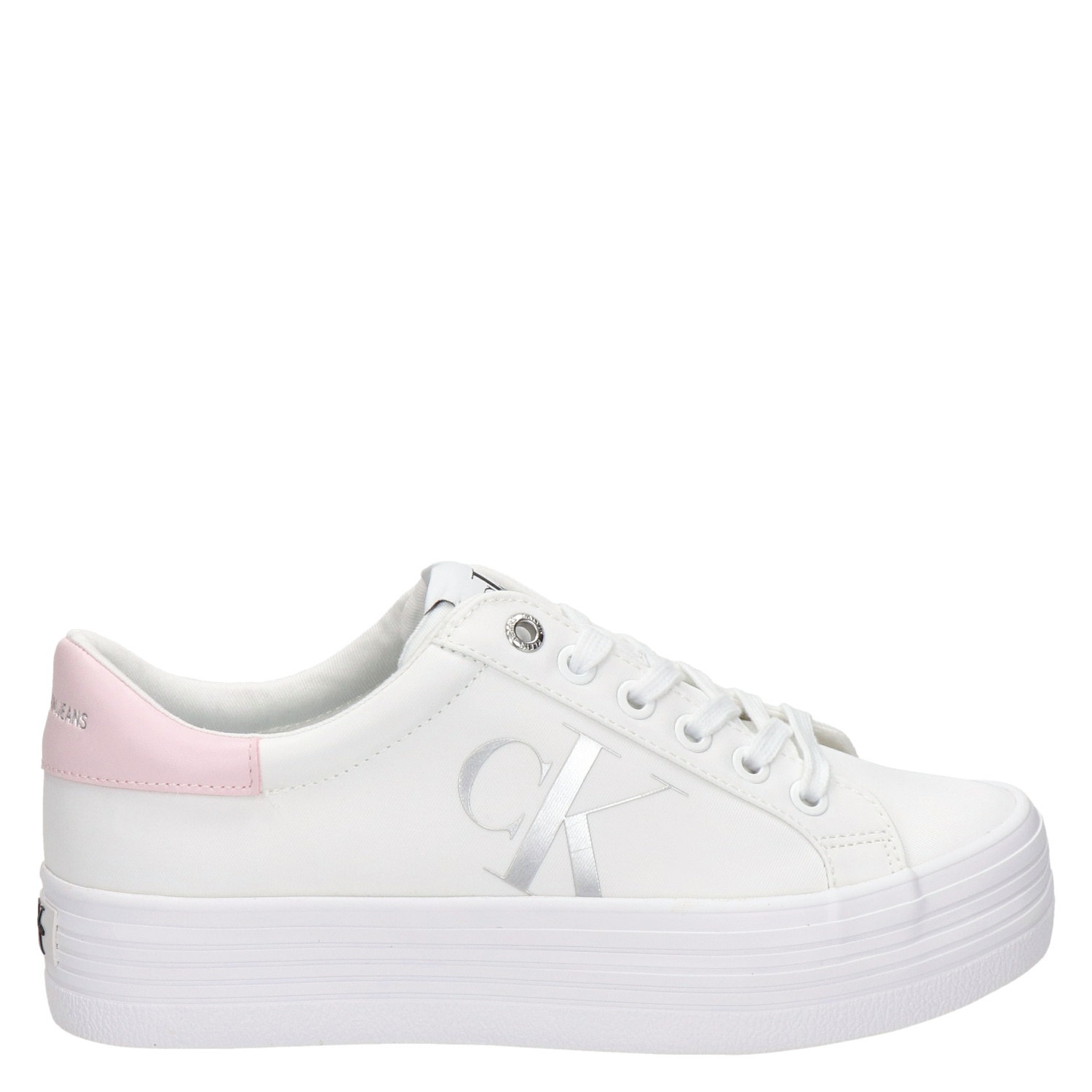 Calvin Klein - Lage sneakers voor dames - Wit - Nelson.nl