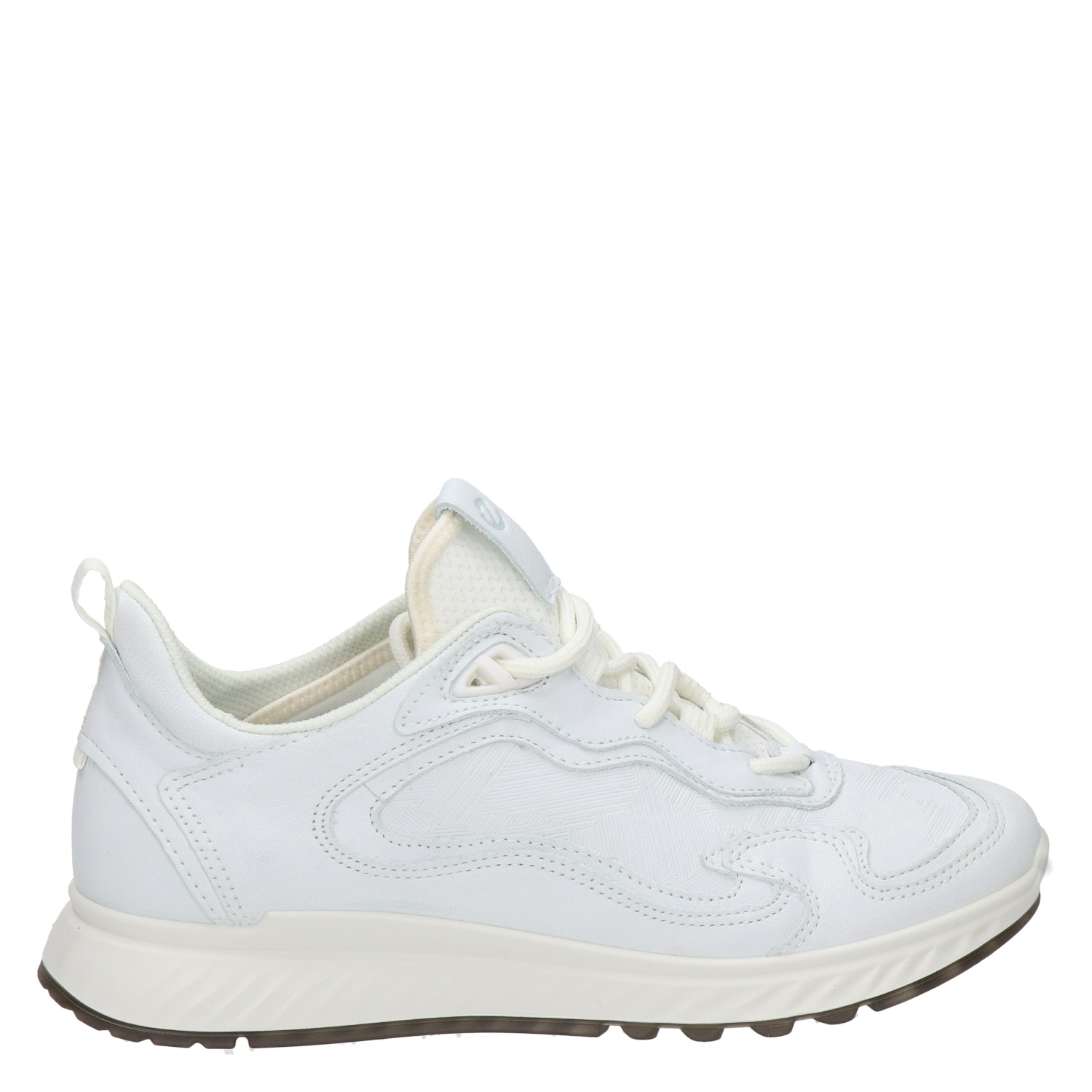 Ecco ST.1 - Lage sneakers voor dames - Wit - Shoemixx.nl