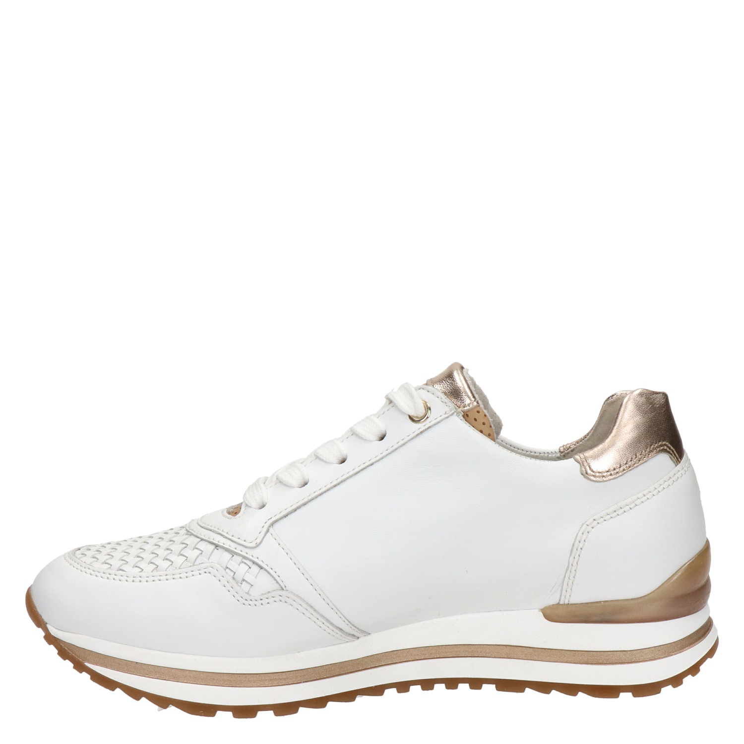Gabor Turin - Lage sneakers voor dames - Wit - Nelson.nl