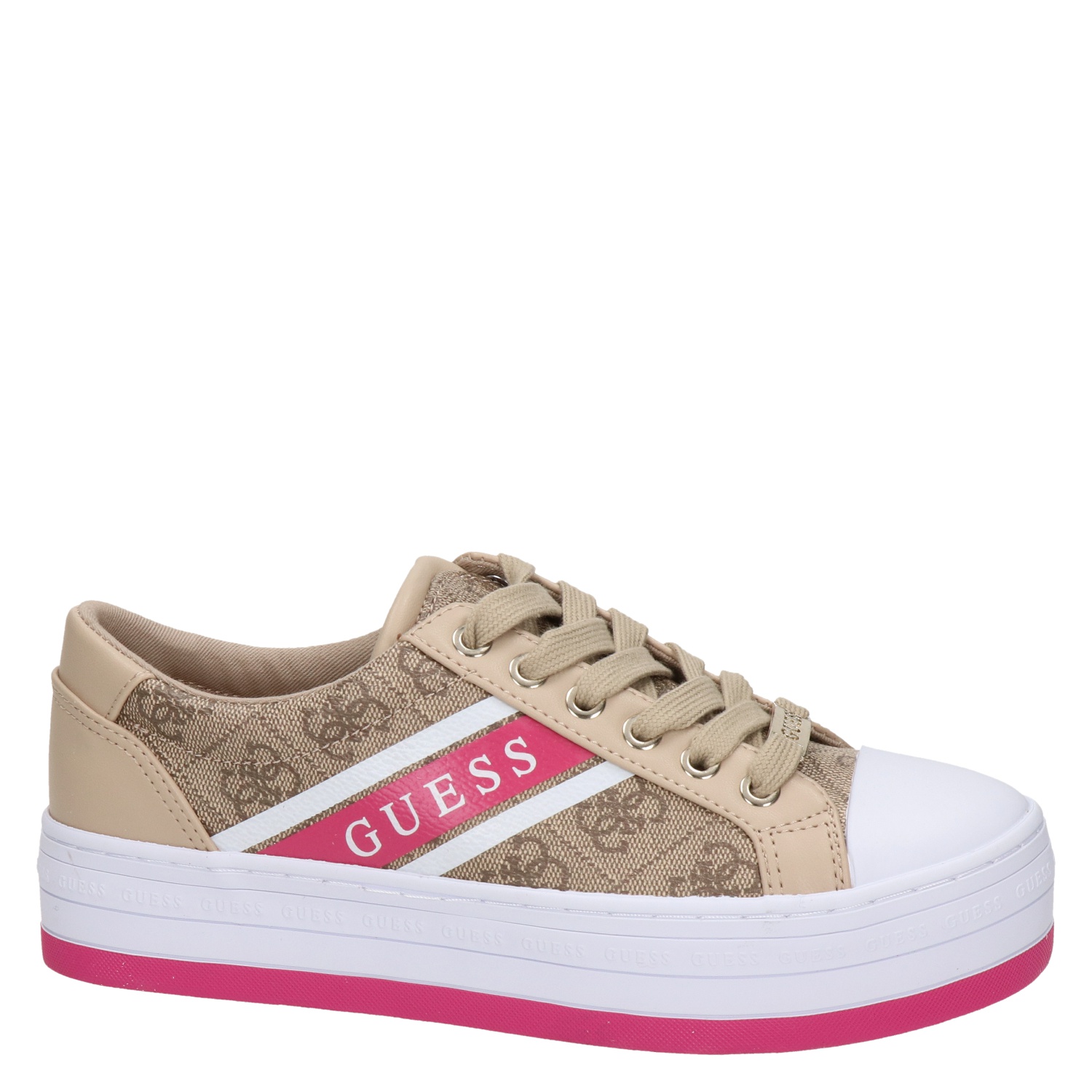 Guess FM5VEM ELE12 Rood - Schoenen Sneakers Heren € 80,50