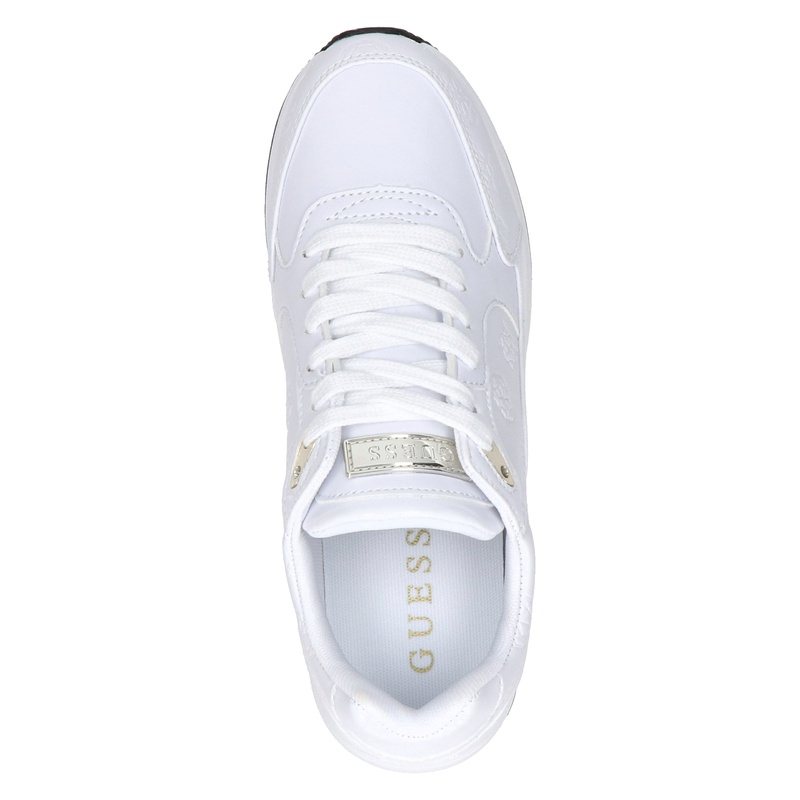 Guess - Lage sneakers voor dames - Wit - Shoemixx.nl