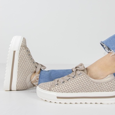 Gabor - Lage sneakers - Taupe