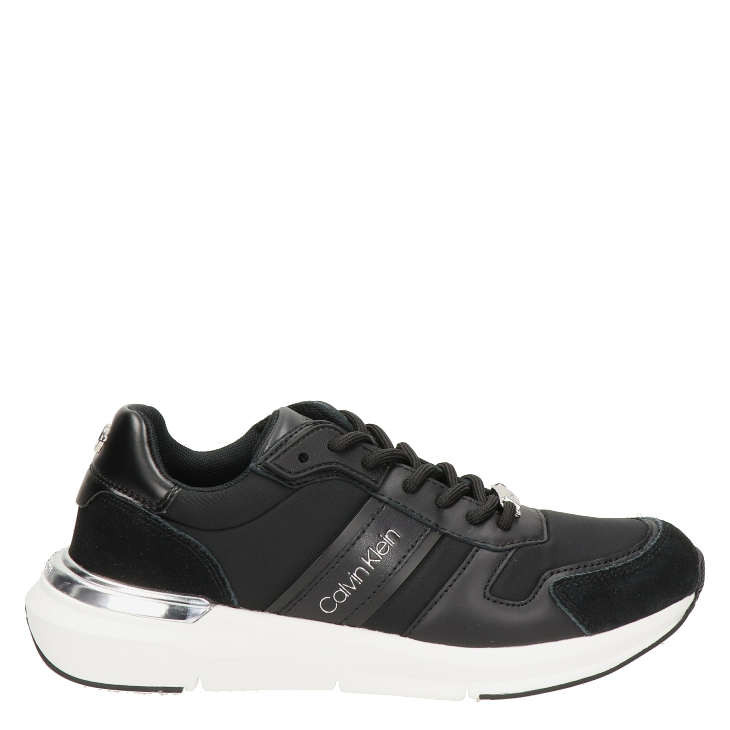 Calvin Klein - Lage sneakers voor dames - Zwart - Nelson.nl