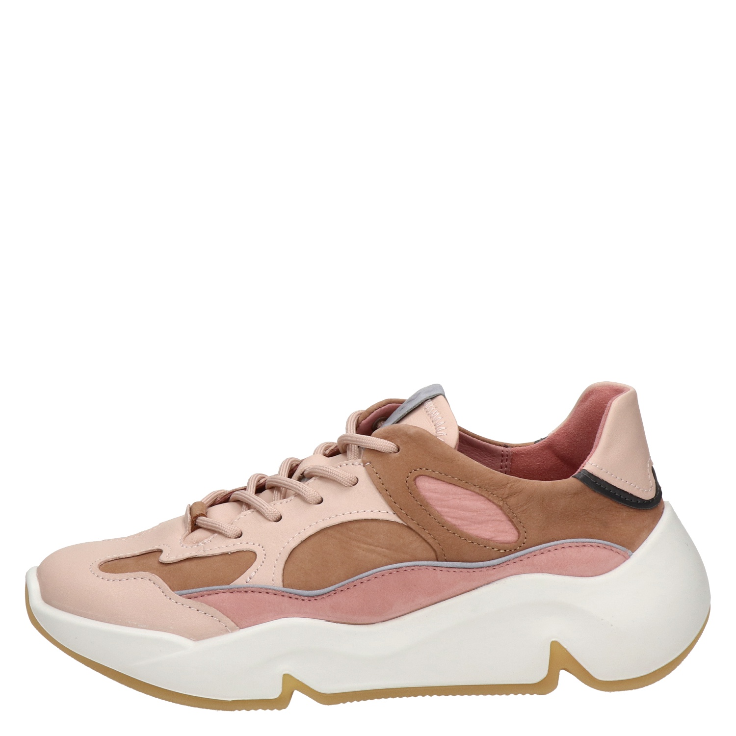 Ecco Chunky - Dad Sneakers voor dames - Roze - Nelson.nl