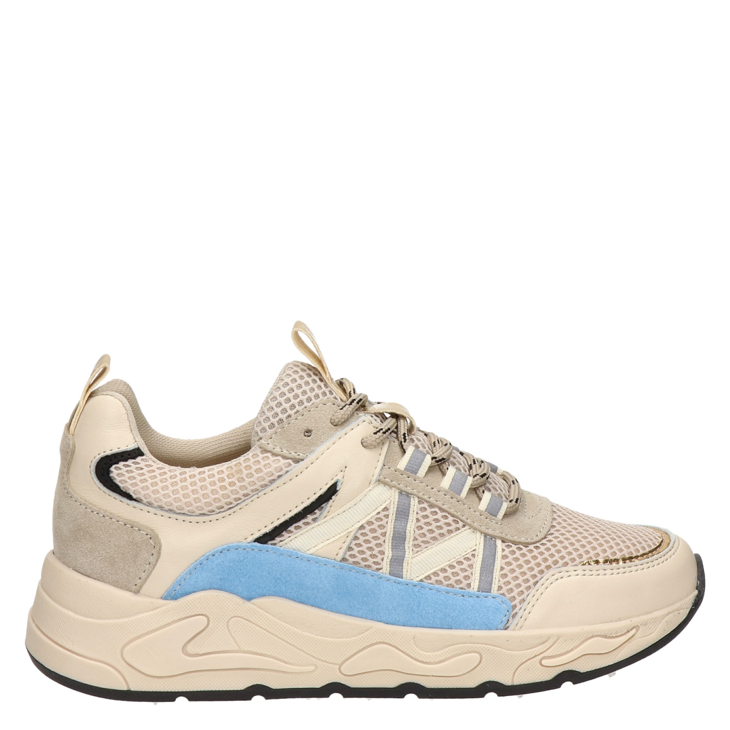 Nelson - Dad Sneakers voor dames - Blauw - Nelson.nl