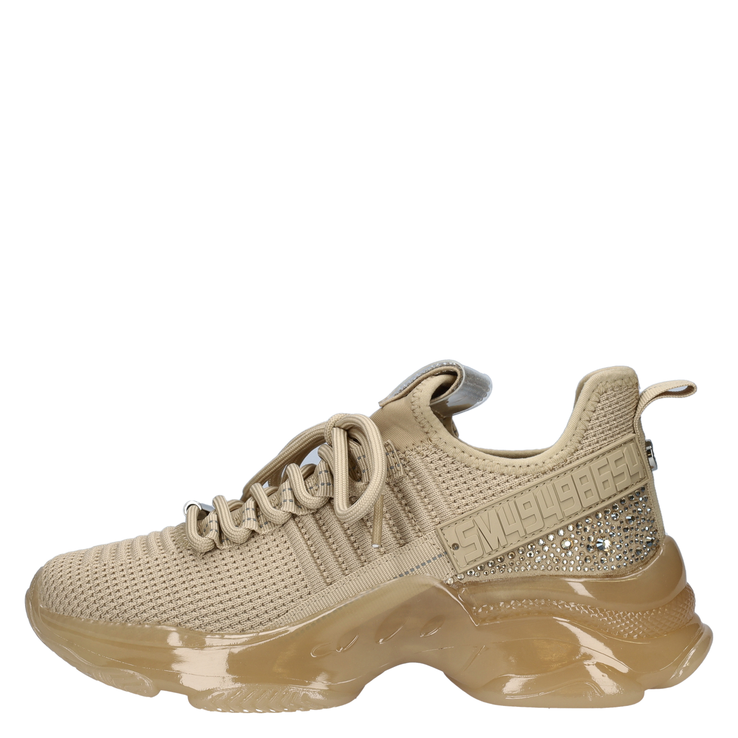 Steve Madden - Lage sneakers voor dames - Beige - Nelson.nl