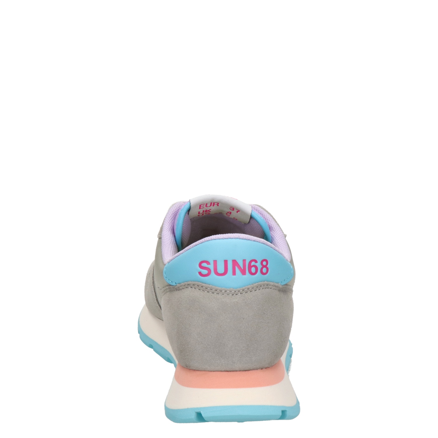 SUN68 Ally Solid Nylon Lila Damessneakers - Van Arendonk