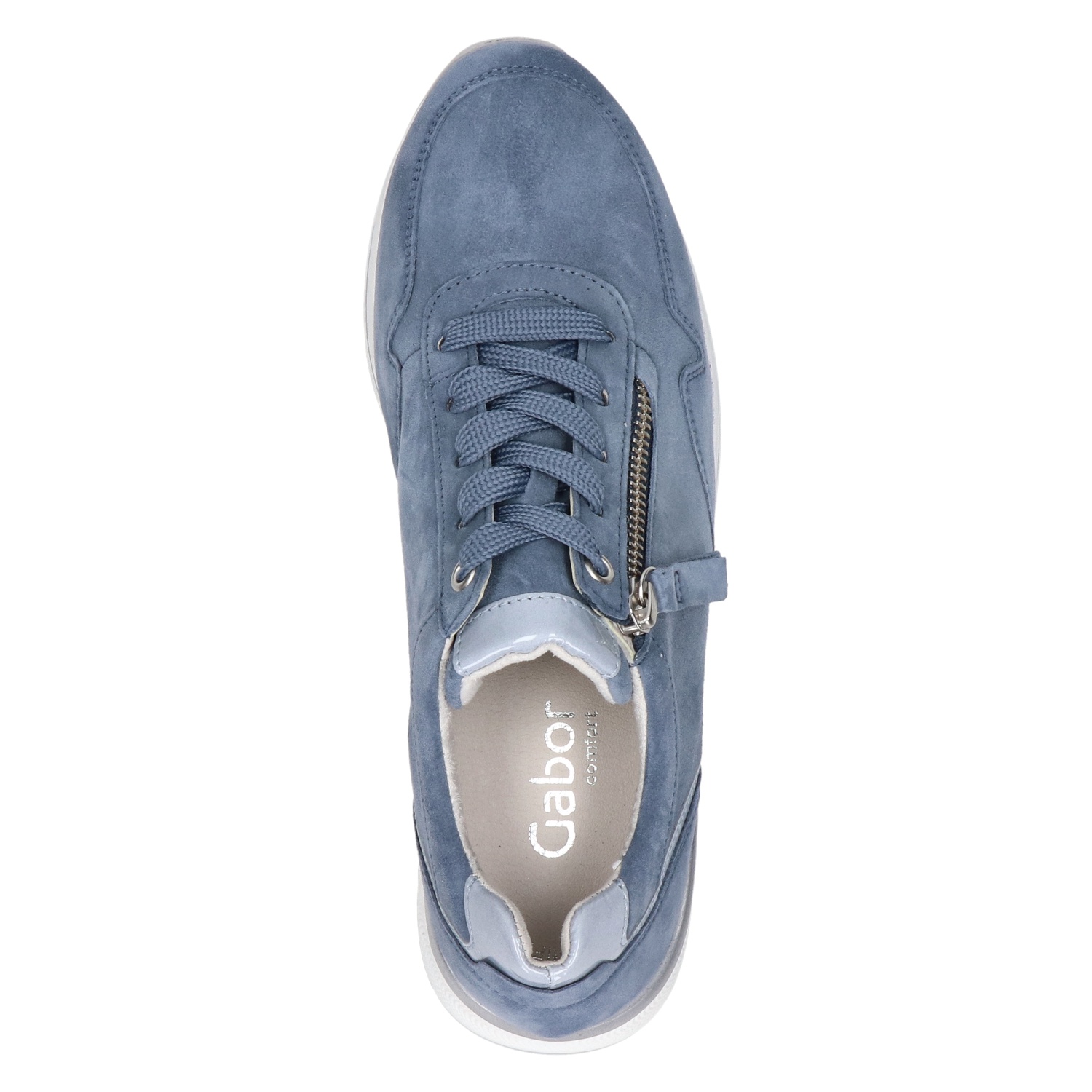 Gabor - Lage sneakers voor dames - Blauw - Shoemixx.nl