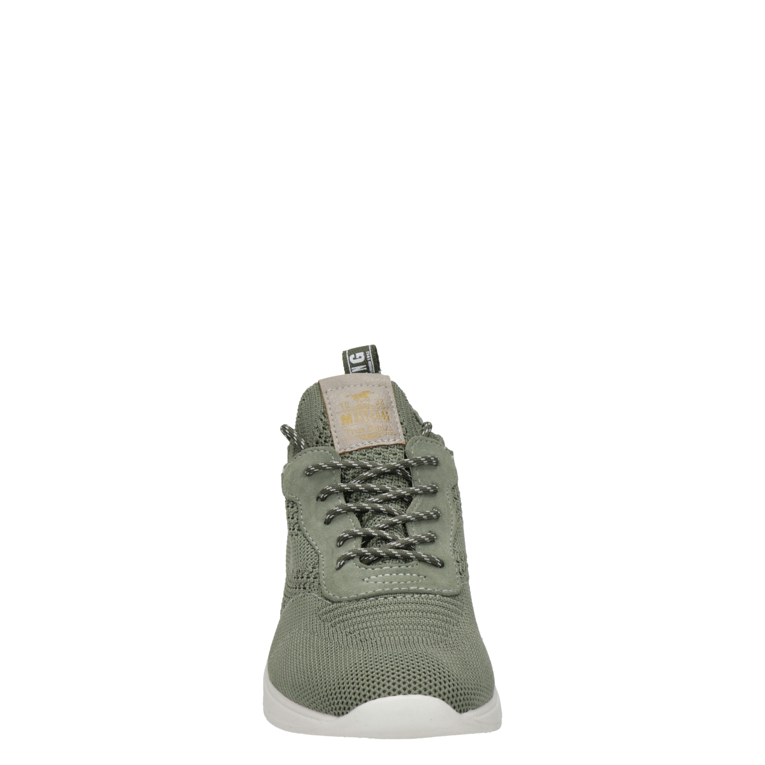Mustang - Sneakers voor dames - Groen - Shoemixx.nl