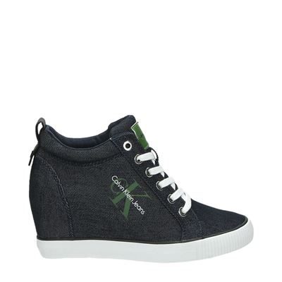 Calvin Klein Ritzy Hoge Sneakers Blauw calvin klein kopen in de aanbieding Calvin Klein Ritzy Hoge Sneakers Blauw calvin klein kopen in de aanbieding