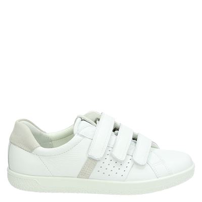 Ecco Soft 1 Klittenbandschoenen Wit ecco kopen in de aanbieding