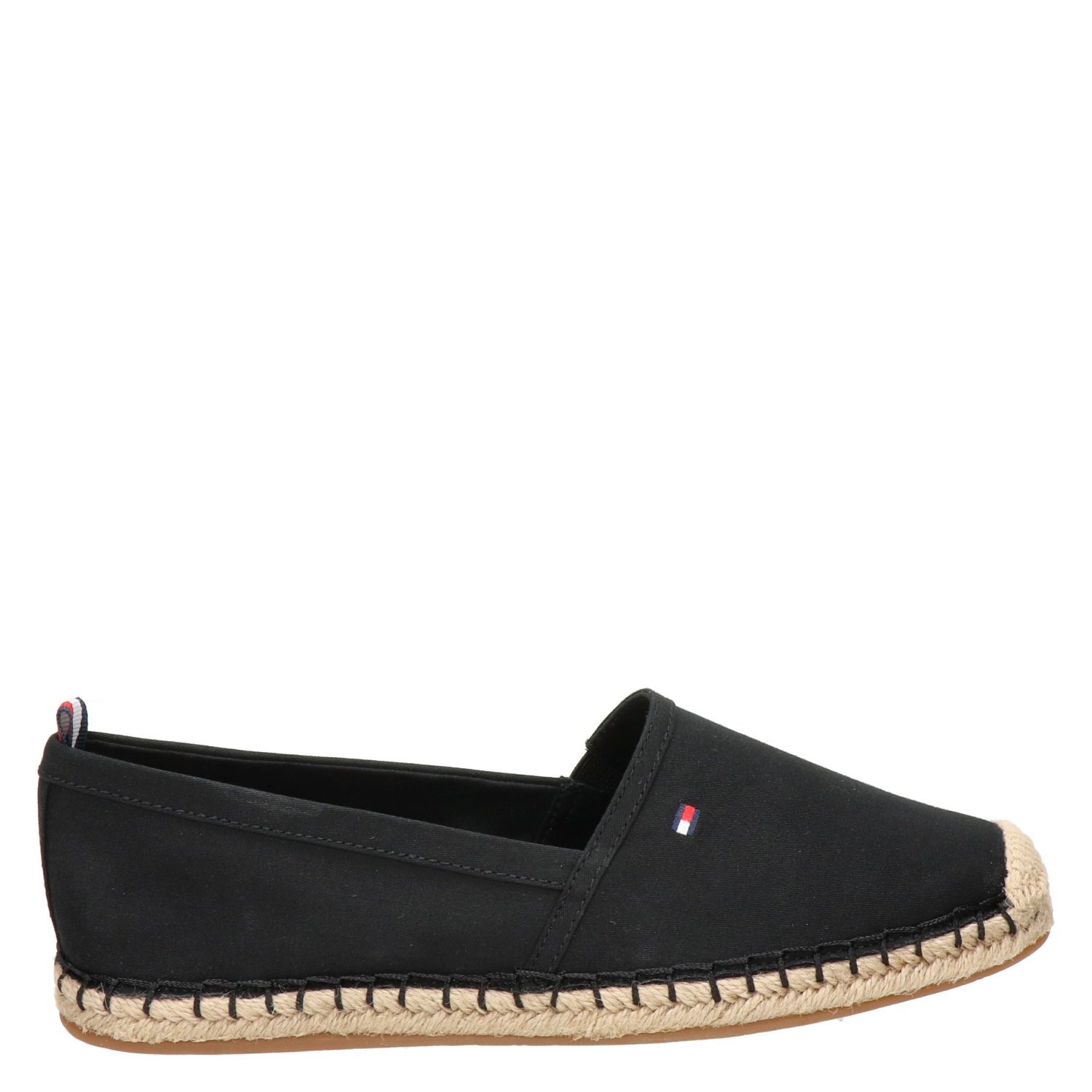 Tommy Hilfiger Sport Flat - Espadrilles voor dames - Zwart - Nelson.nl
